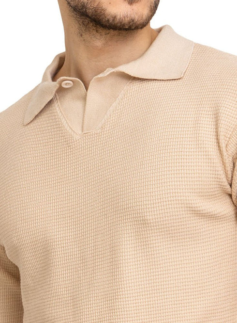 Latte - Design p2242 PF - Polo Pullover - Khotwh